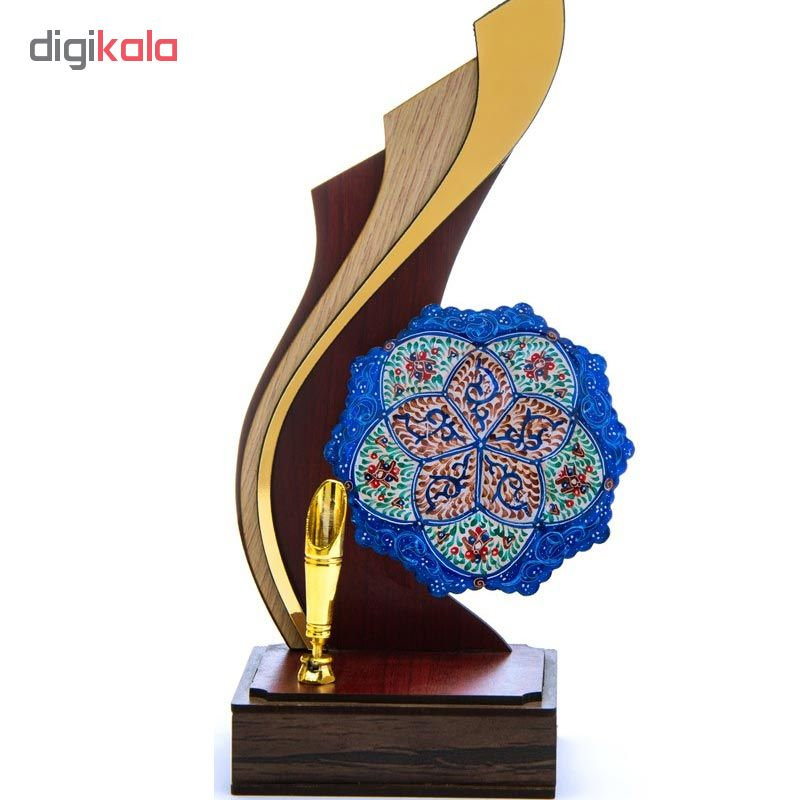 تندیس میناکاری طرح قلمدان کد 7550104