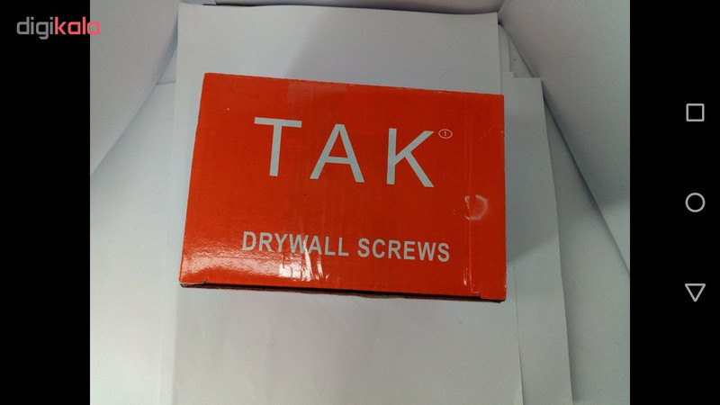 پیچ ام دی اف تک مدل mdf-4-40 بسته 1000 عددی