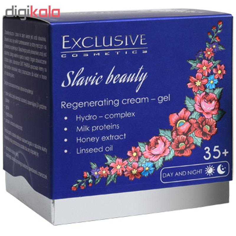 کرم ژل بازسازی کننده اکسکلوسیو مدل اسلاویک بیوتی حجم 50 میلی لیتر کرم ژل بازسازی کننده اکسکلوسیو مدل اسلاویک بیوتی حجم 50 میلی لیتر