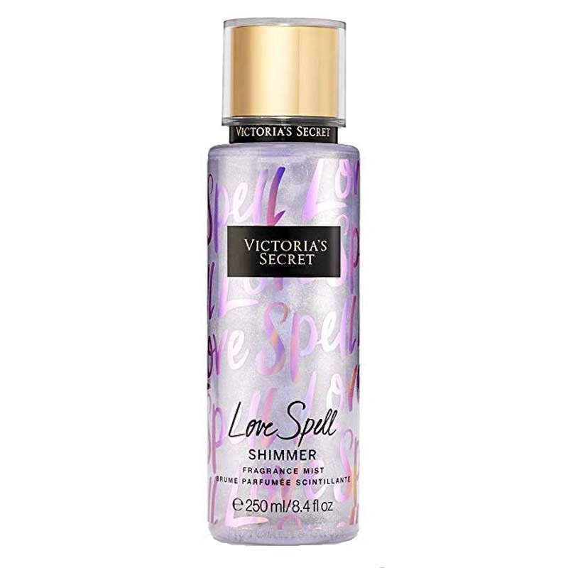 بادی اسپلش اکلیلی ویکتوریا سکرت مدل Love Spell SHIMMER حجم 250 میلی لیتر