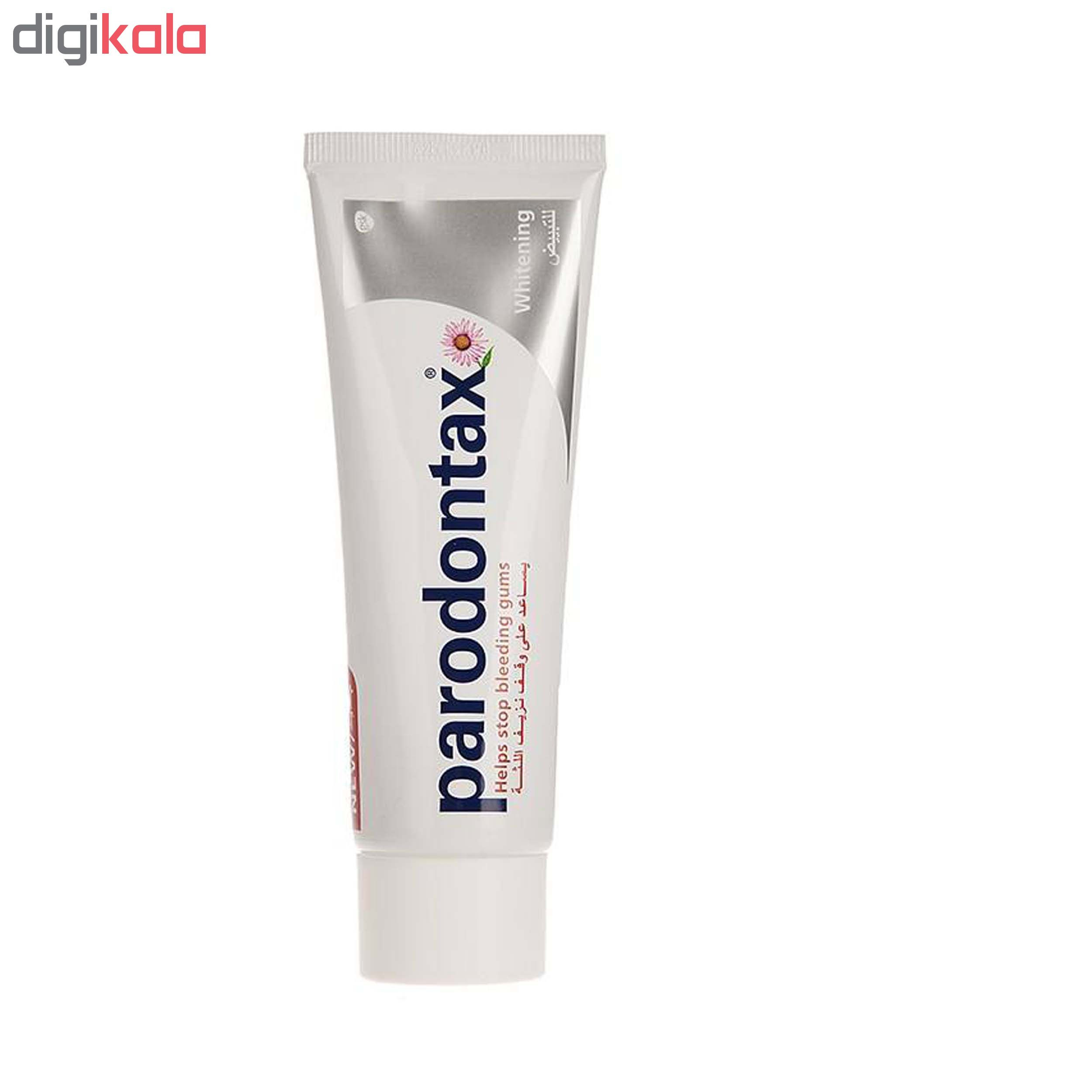 خمیر دندان پارودونتکس مدل Whitening حجم 75 میلی لیتر
