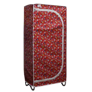 کمد لباس ارگانایزر کودک اشکاف 60x125x40cm طرح کارتونی 