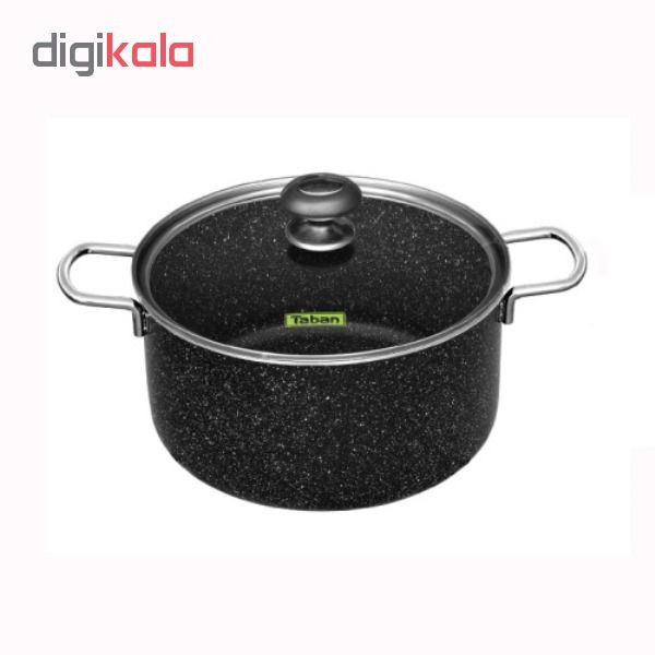 سرویس پخت و پز 8 پارچه تفلون تابان کد 13101 با پوشش گرانیت