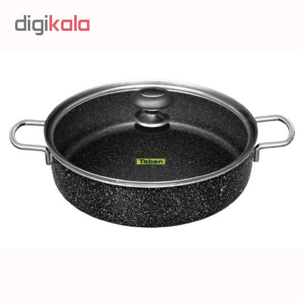 سرویس پخت و پز 8 پارچه تفلون تابان کد 13101 با پوشش گرانیت