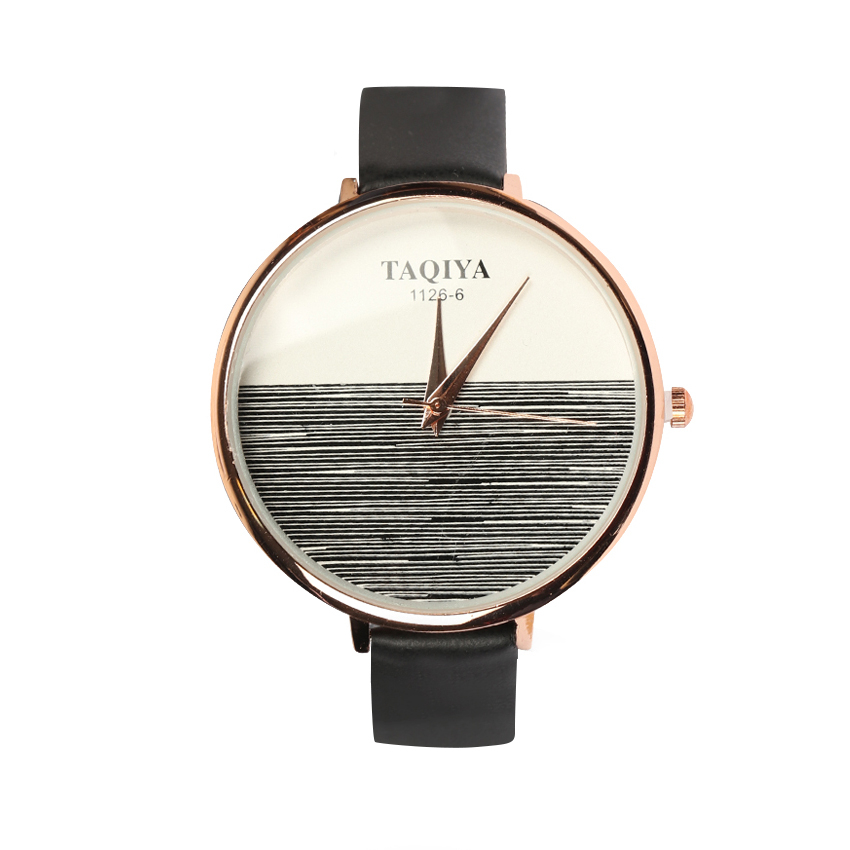 ساعت مچی عقربه ای زنانه تاکیا مدل 1126-6 رنگ سفید مشکی