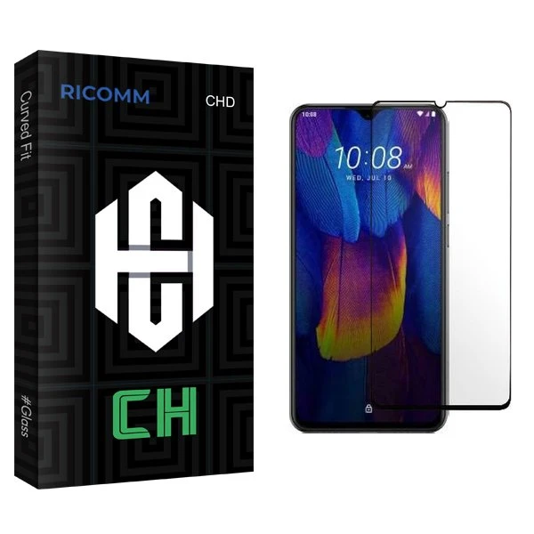 محافظ صفحه نمایش شیشه ای ریکام مدل CH مناسب برای گوشی موبایل اچ تی سی Wildfire X