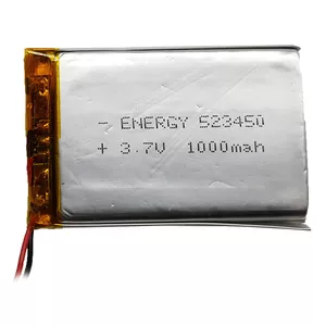 باتری لیتیومی کد 523450 ظرفیت 1000 میلی آمپر ساعت