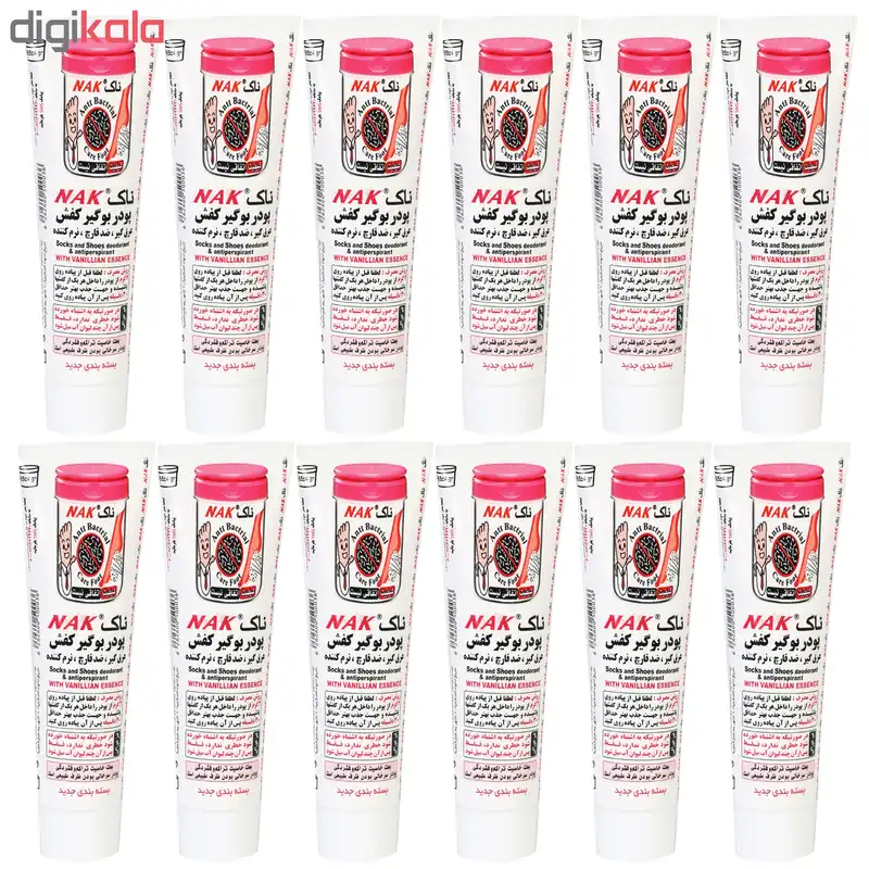 پودر بوگیر کفش ناک مدل 65 بسته 12 عددی