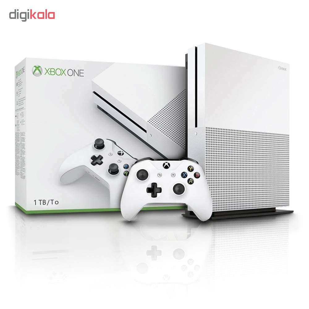 کنسول بازی مایکروسافت مدل Xbox One S ظرفیت 1 ترابایت به همراه گیفت کارت فول بازی