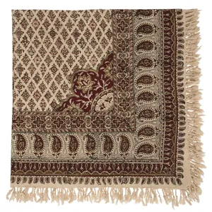 سفره قلمکار ممتاز اثر عطریان طرح 29 سایز 100 × 100 سانتی متر