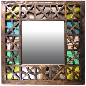 آینه دست نگار طرح گره چینی کد 02-25