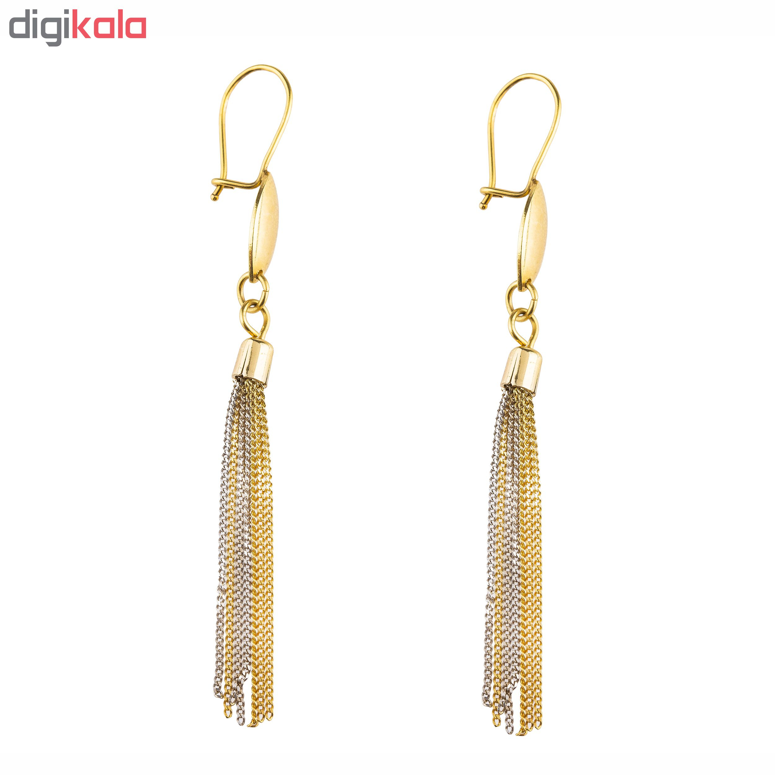 گوشواره طلا 18 عیار کد EA132