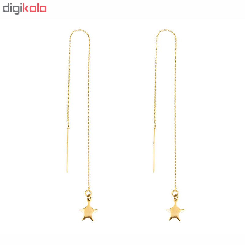 گوشواره طلا 18 عیار کد EA135