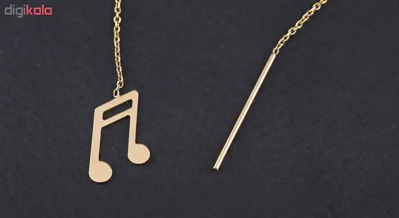 گوشواره طلا 18 عیار کد EA136