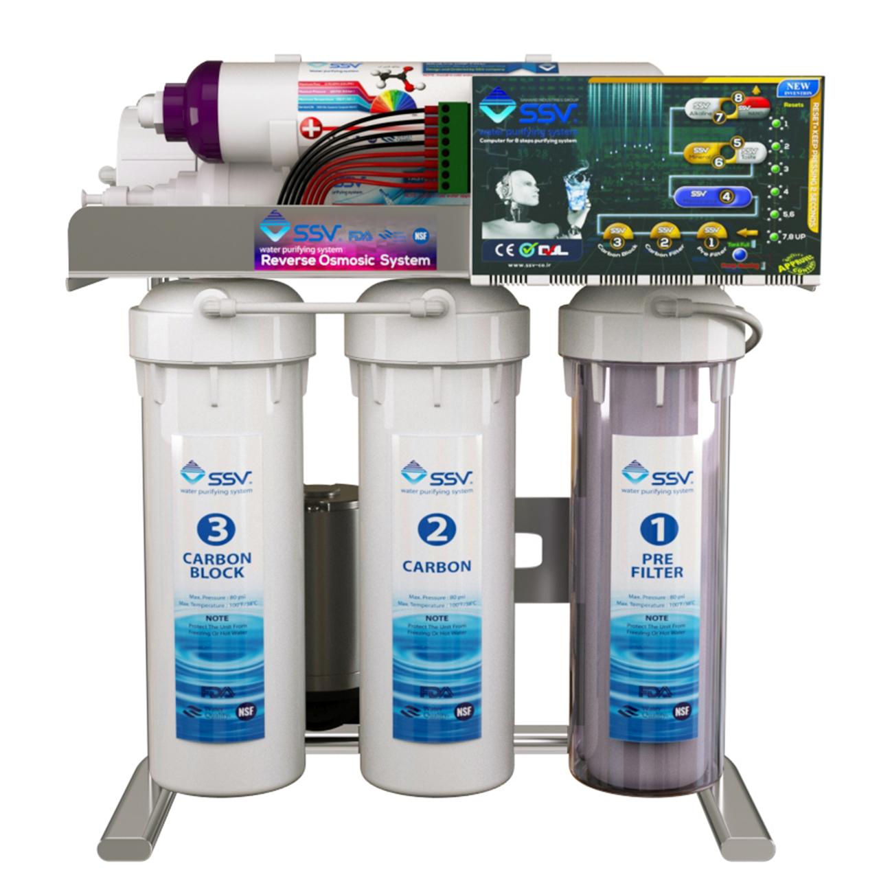 تصفیه کننده آب خانگی اس اس وی مدل Smart UltraClear S630