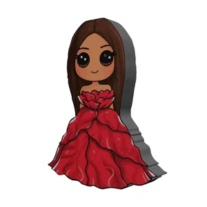 پیکسل مدل Girl کد 23 تک سایز