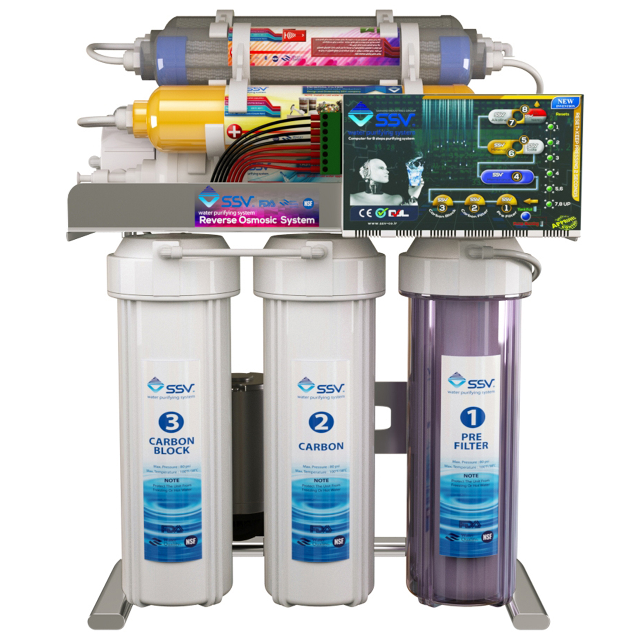 تصفیه کننده آب خانگی اس اس وی مدل Smart SuperClear S1000
