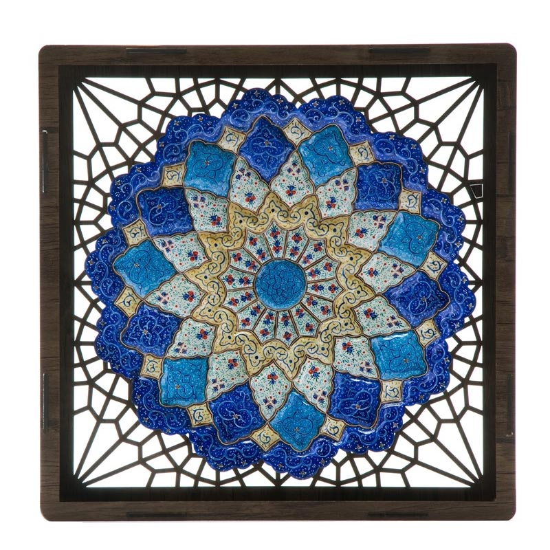 بشقاب میناکاری مدل مشبک کد 7550064