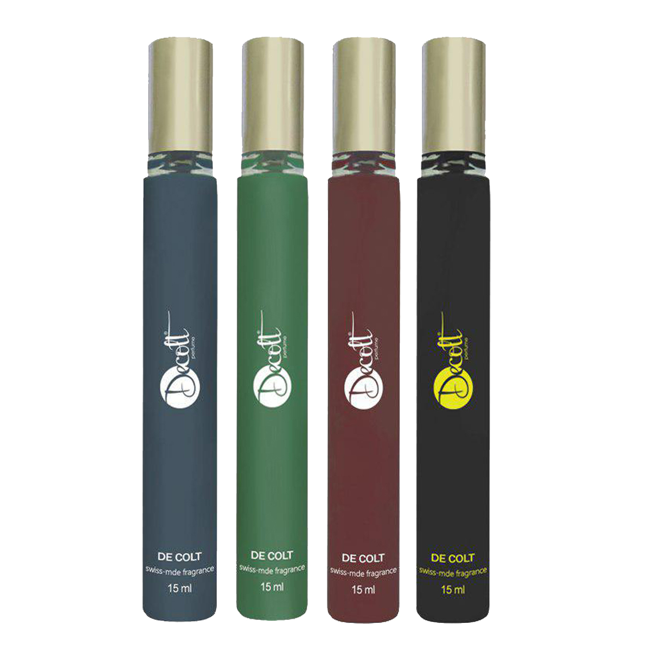 عطر جیبی مردانه و زنانه دکلت مدل 79 حجم 15 میلی لیتر مجموعه 4 عددی