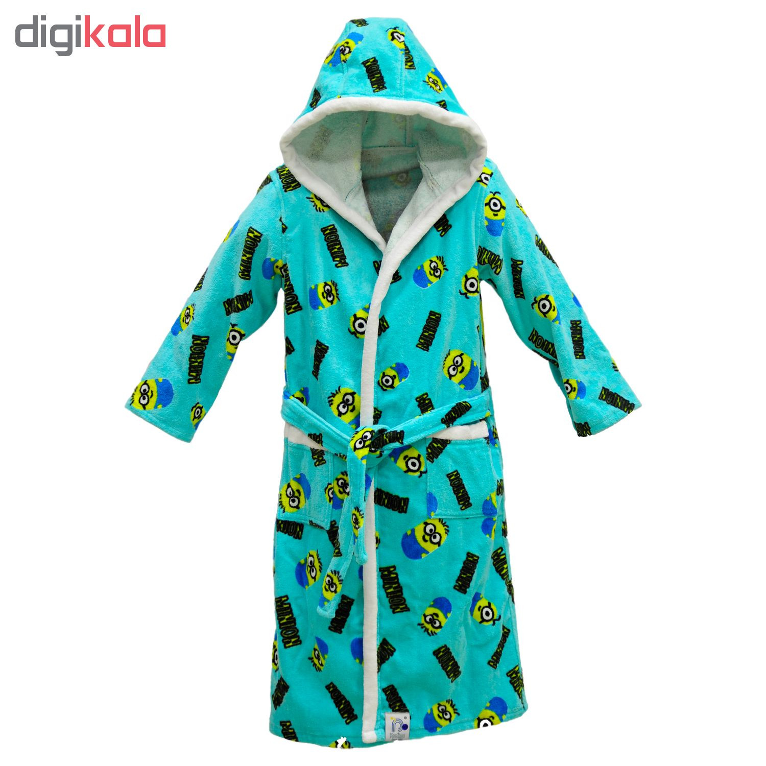 حوله پالتویی پودایران مدل مینیون سایز 80 سانتی‌متر