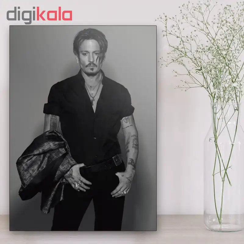 تابلو شاسی گالری استاربوی طرح جانی دپ مدل هنرمندان و بازیگران 031