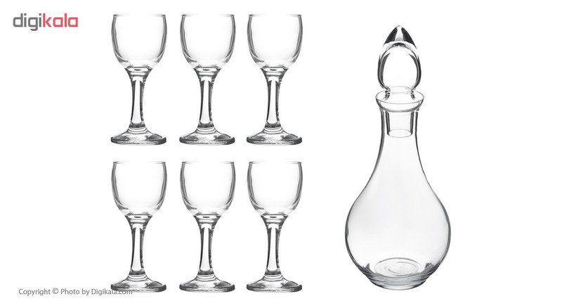 ست تنگ و لیوان 7 پارچه پاشاباغچه کد 95485