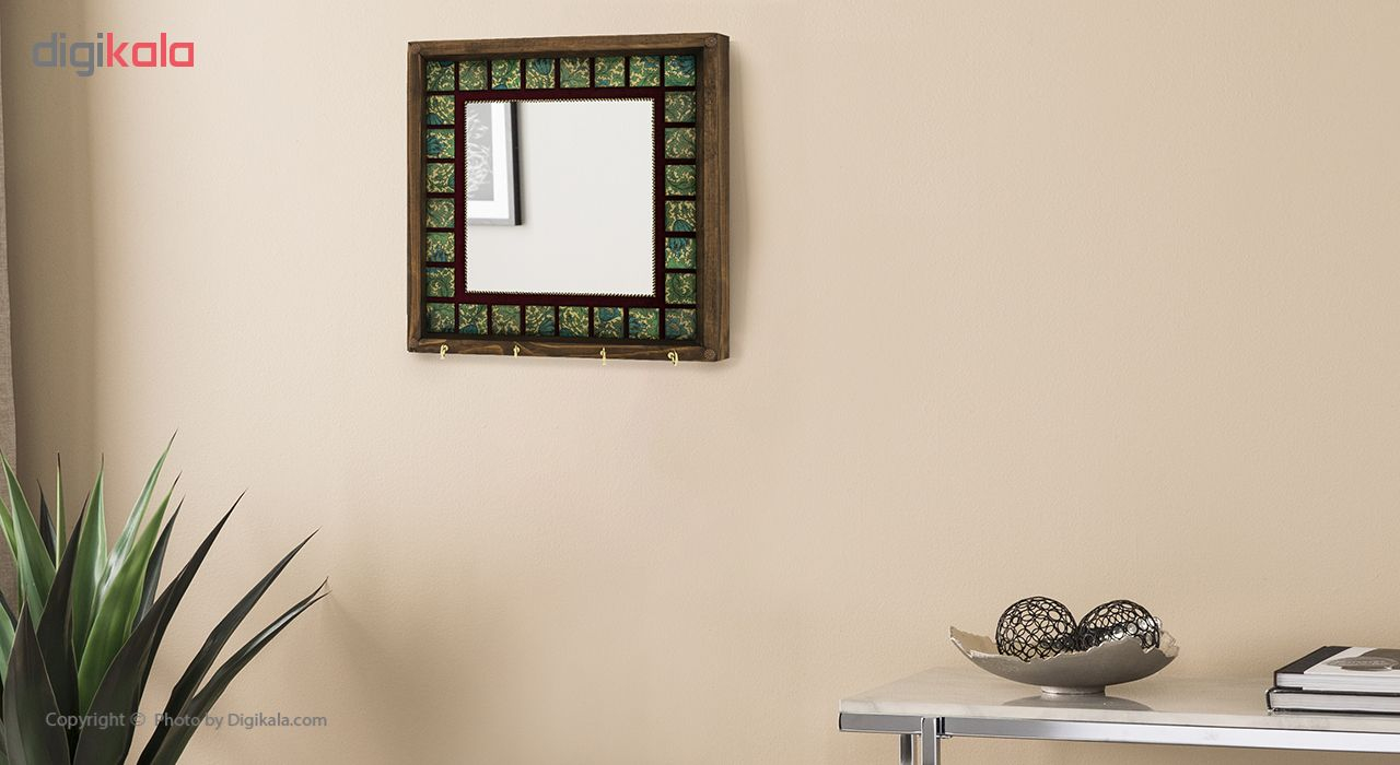 آینه سنتی قاب چوبی کد 1040 