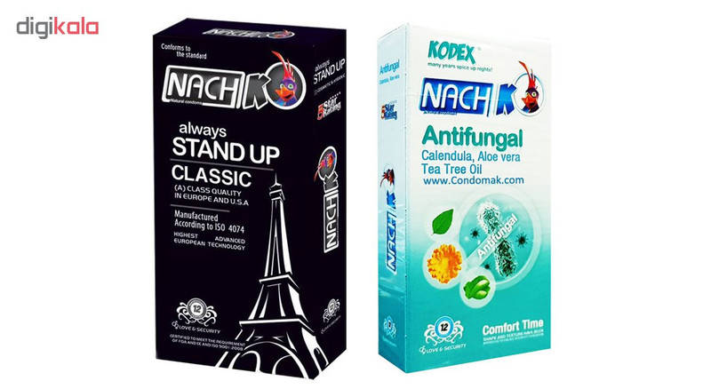 کاندوم کدکس مدل Stand Up Classic بسته 12 عددی به همراه کاندوم کدکس مدل Antifungal بسته 12 عددی کاندوم کدکس مدل Stand Up Classic بسته 12 عددی به همراه کاندوم کدکس مدل Antifungal بسته 12 عددی