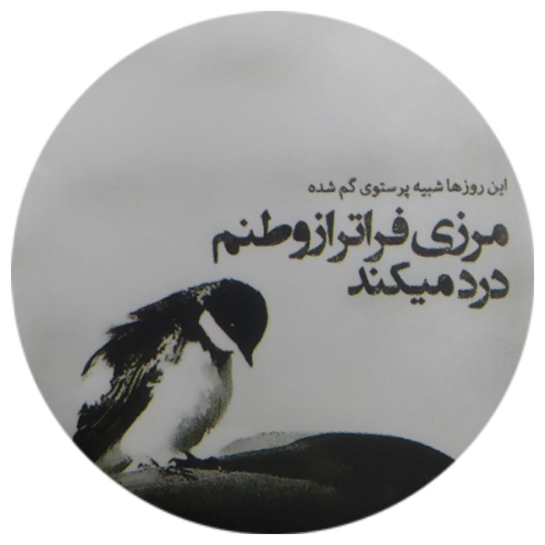 پیکسل طرح شعر و پرنده کد ss9 تک سایز