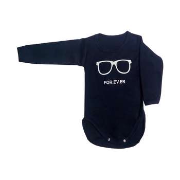زیر دکمه دار نوزادی مدل children glasses رنگ سرمه ای