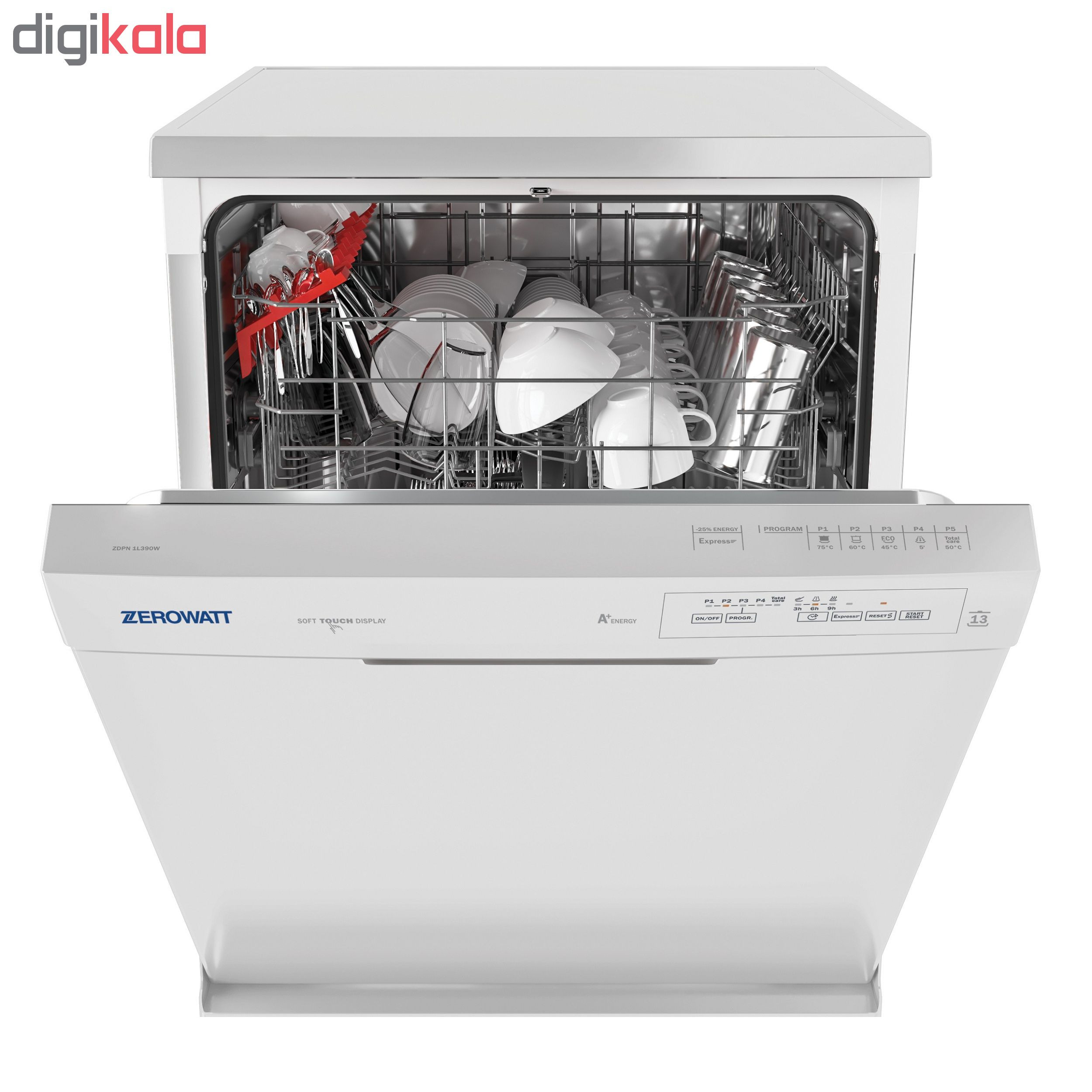 ماشین ظرفشویی زیرووات مدل ZDPN 1L390 ماشین ظرفشویی زیرووات مدل ZDPN 1L390