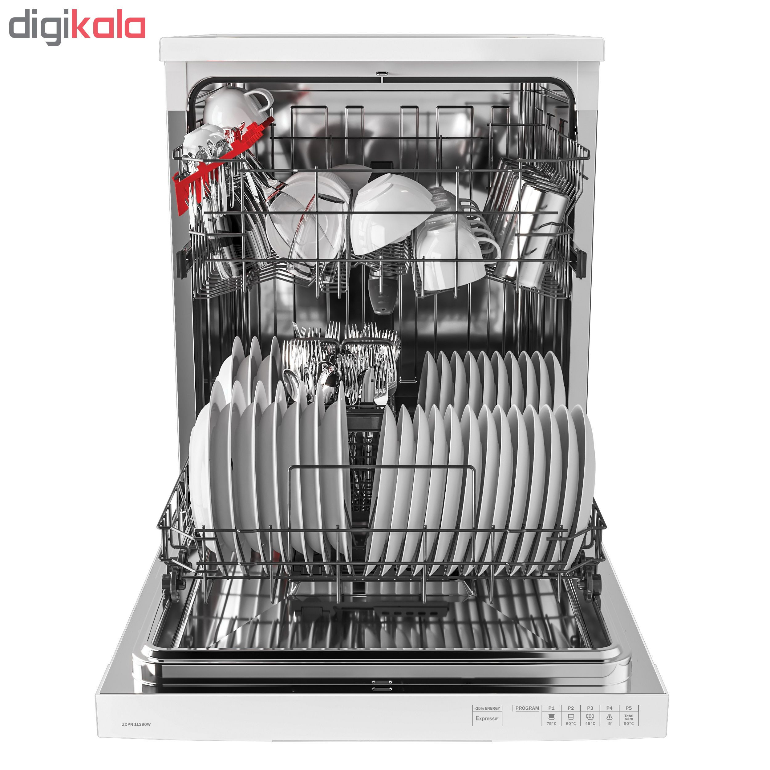 ماشین ظرفشویی زیرووات مدل ZDPN 1L390 ماشین ظرفشویی زیرووات مدل ZDPN 1L390