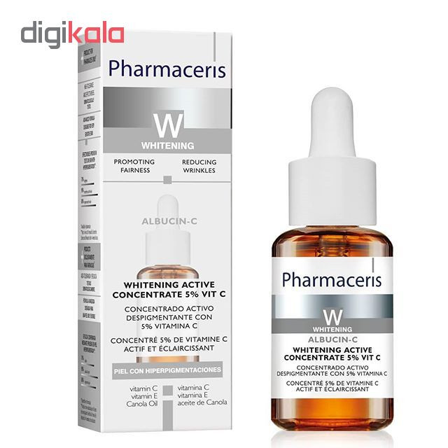 سرم ویتامین C روشن کننده و جوان کننده فارماسریز مدل Albucin Vitamin Cَ حجم 30 میلی لیتر