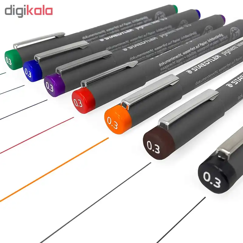 راپید استدلر مدل pigment liner 308 قطر 0.3 میلی متر