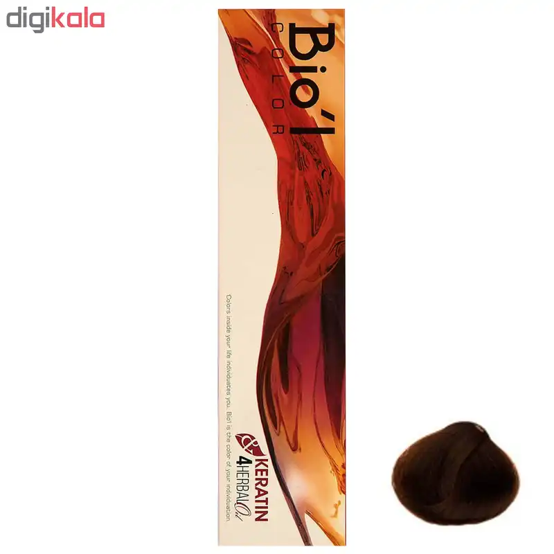 رنگ موی بیول سری Hazelnut مدل HERBAL شماره 6.24 حجم 100 میلی لیتر رنگ بلوند فندقی تیره