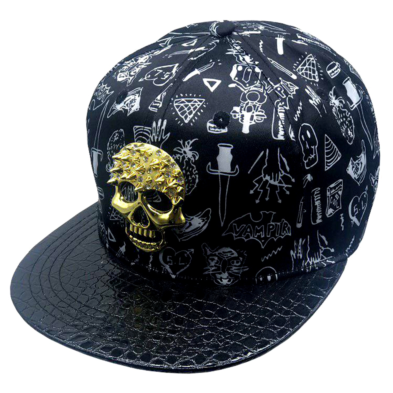 کلاه کپ طرح اسکلت مدل hj99