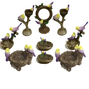 مجموعه هفت سین 9 پارچه طرح لانه گنجشک کد 003