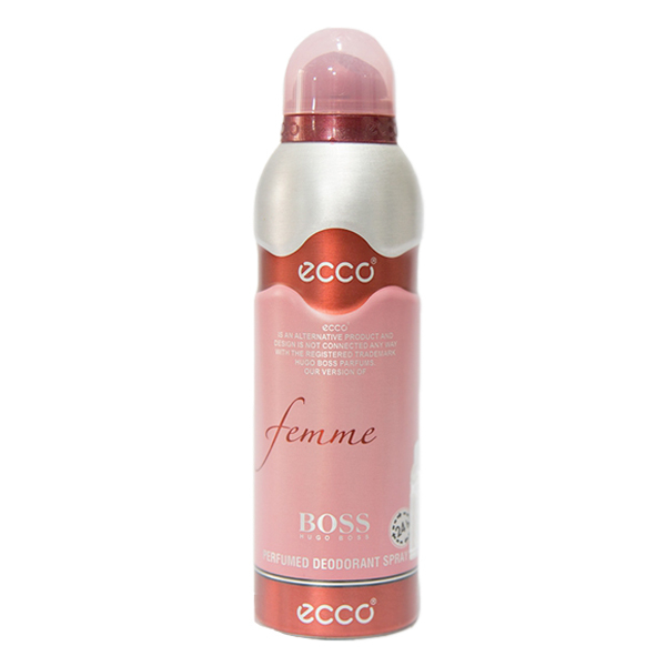 اسپری زنانه اکو مدل Hugo Boss Femme حجم 200 میلی لیتر
