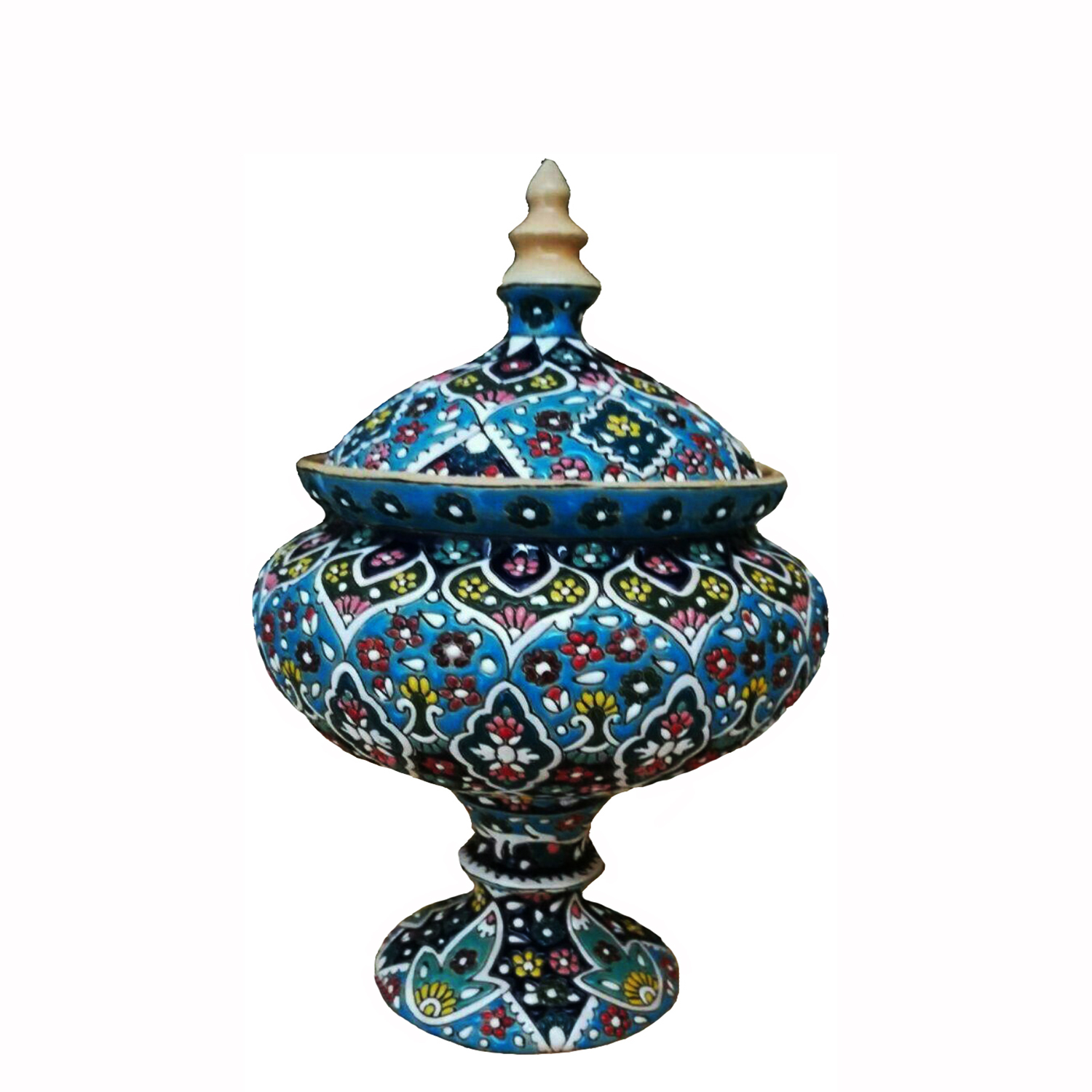 شکلات خوری میناکاری مدل ترنج