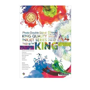 King Quality A4 Glossy Photo Paper 160gr double Pack of 100
