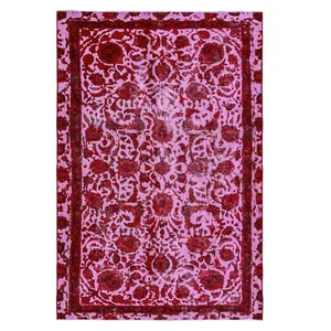 کلاژ فرش  پنج  متری سبحه طرح وینتیج کد FDC-4940