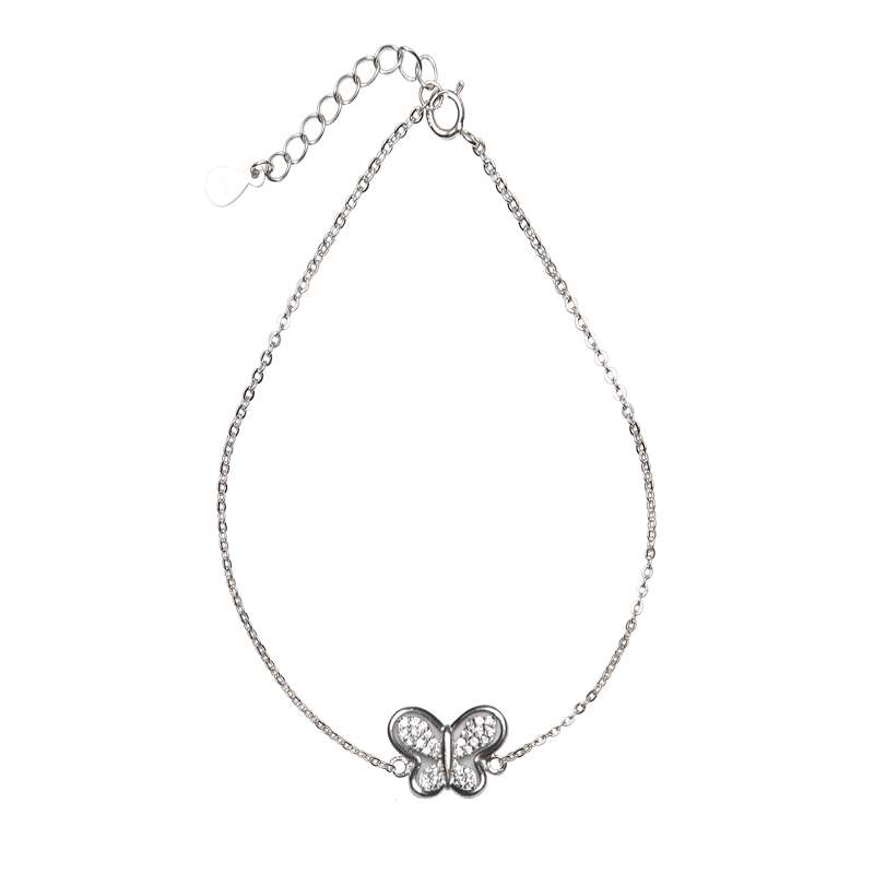 پابند نقره زنانه شهر جواهر مدل SJS-AN023