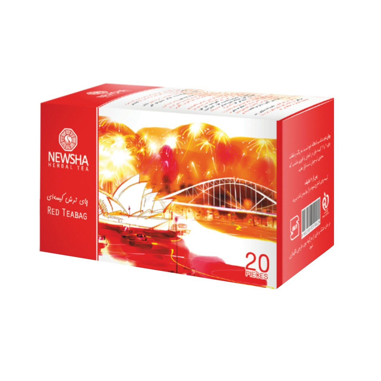 بسته چای ترش نیوشا مدل Red Tea