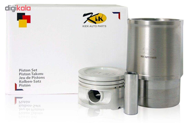بوش و پیستون و گژنپین و رینگ کیک مدل K9654545 مناسب برای پژو 206 تیپ 2 بسته 4 عددی