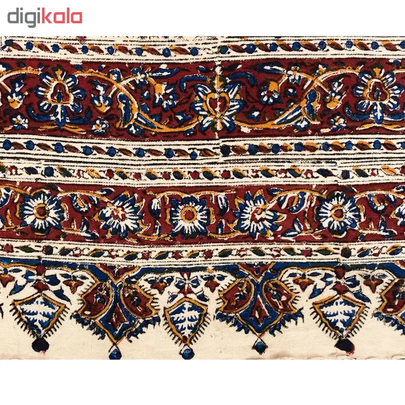 رومیزی قلمکار ممتاز اصفهان اثر عطريان طرح درهم بادامی مدل G164