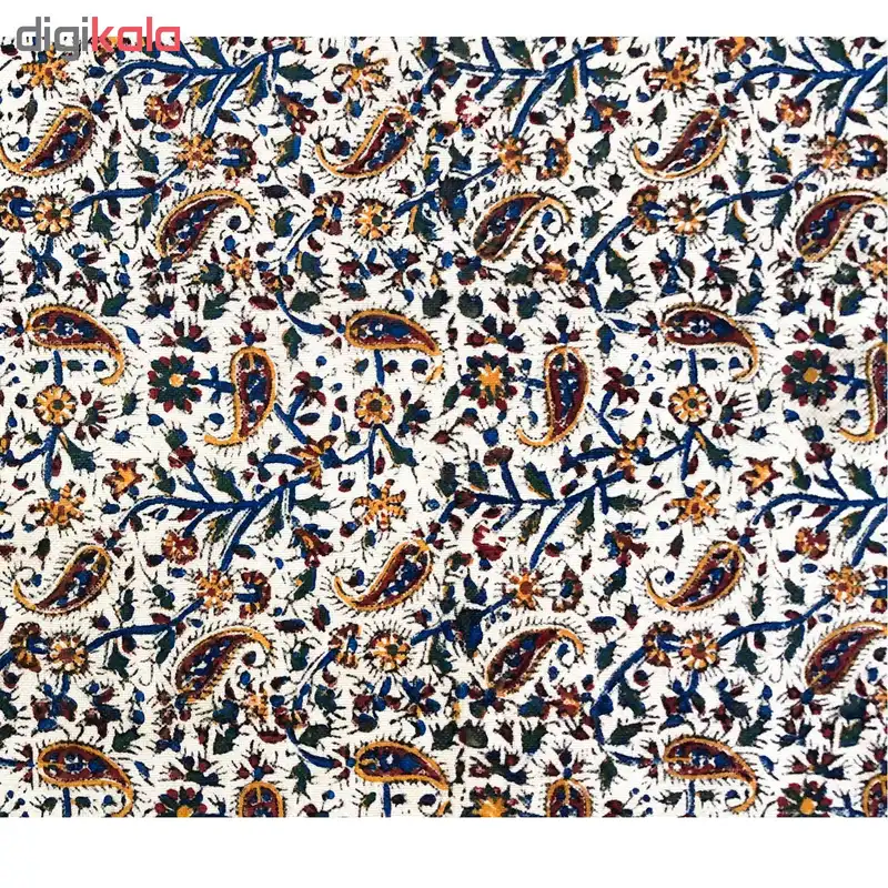 رومیزی قلمکار ممتاز اصفهان اثر عطريان طرح درهم بادامی مدل G164