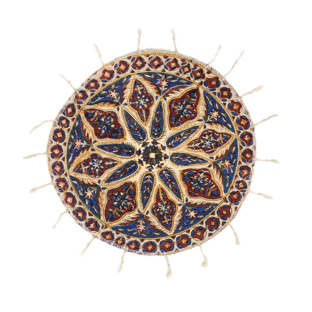 رومیزی قلمکار ممتاز اصفهان اثر عطريان طرح سرو مدل G167