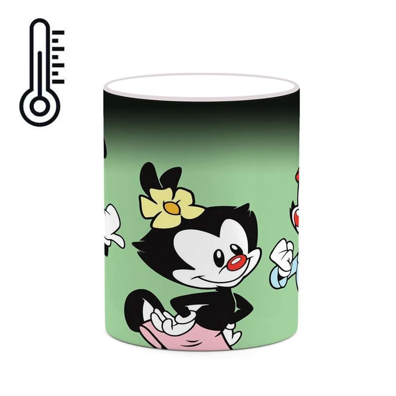 ماگ حرارتی کاکتی مدل کارتون Animaniacs کد mgh22127