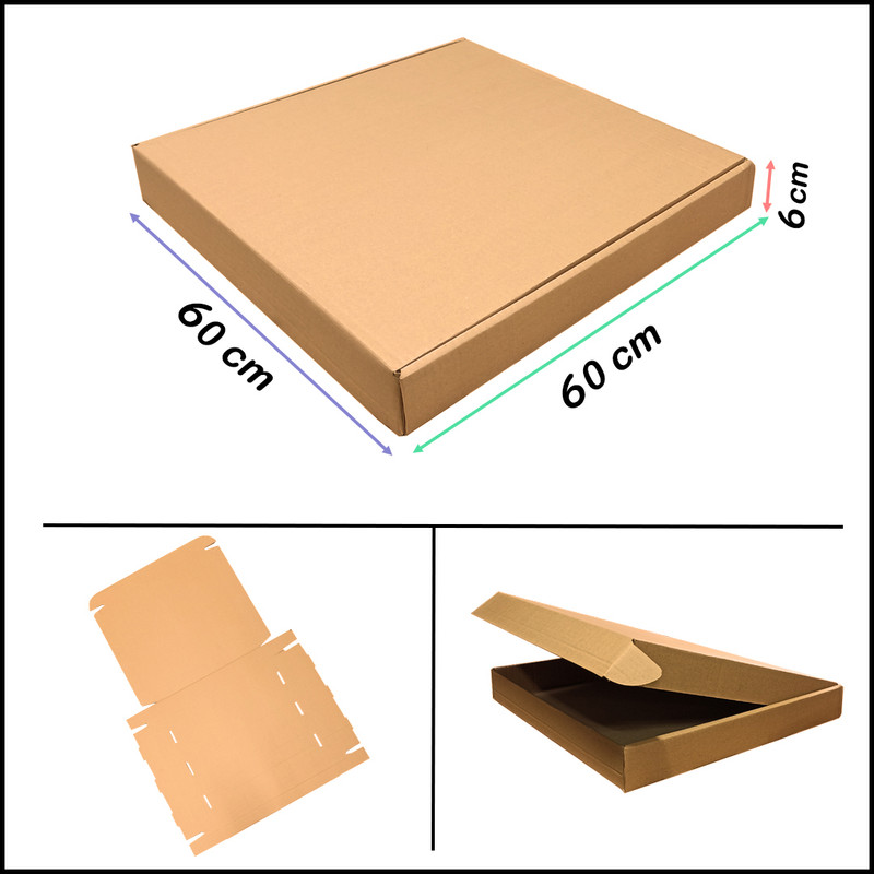 جعبه بسته بندی مدل کیبوردی 50x50x6 ساعت دیواری  بسته 20عددی