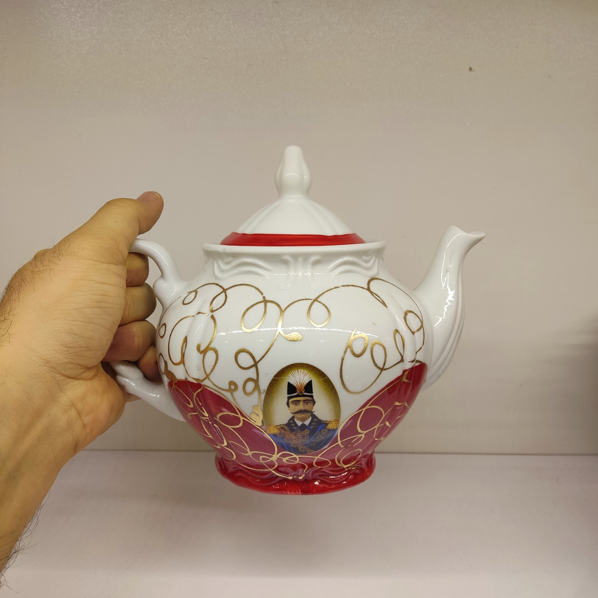 قوری چینی مدل شاه عباسی کد 800